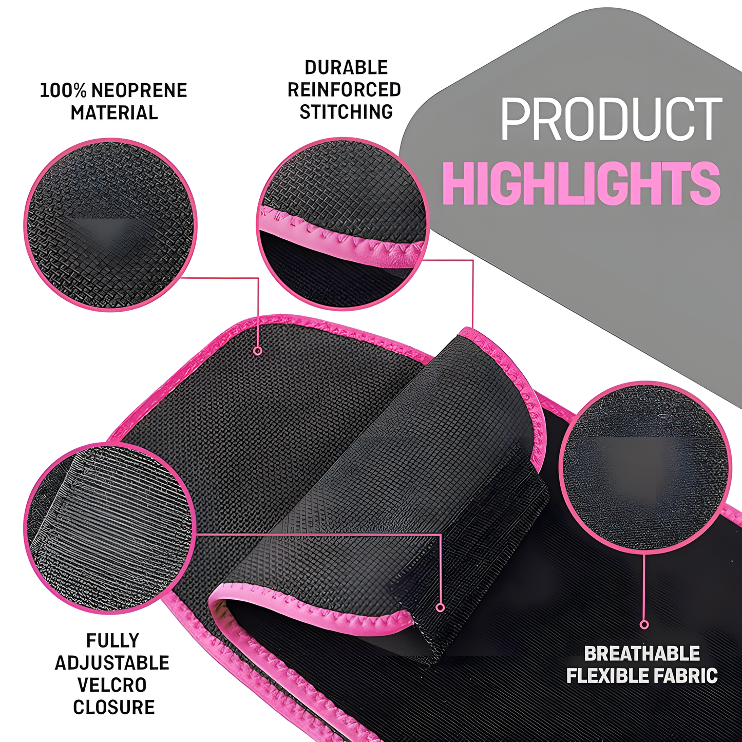Adjustable Waist Trimmer Belt